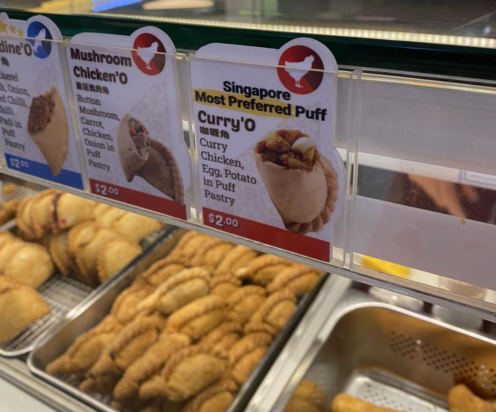 Old Chang Kee curry puff "so fast hits $2. Inflation hurts" customer says
